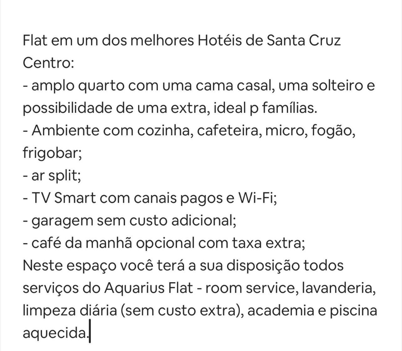 Aquarius Flat Aptos E Suites Santa Cruz do Sul Dış mekan fotoğraf